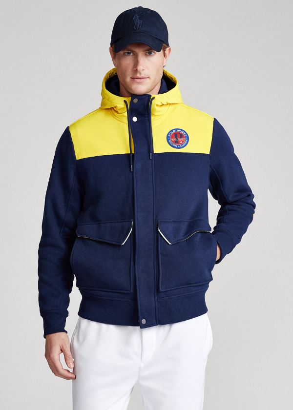 Jaqueta Polo Ralph Lauren Fleece Hybrid Homem 32079-BFSU